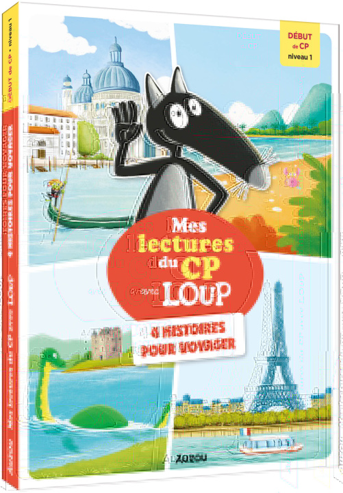 Książka MES LECTURES DU CP AVEC LOUP - NIVEAU 1 - 4 HISTOIRES POUR VOYAGER Orianne LALLEMAND