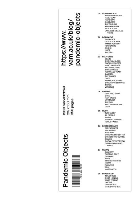 Knjiga Pandemic Objects 