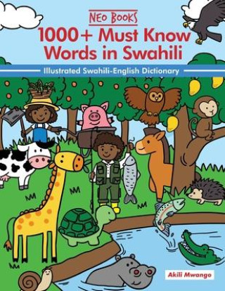 Kniha 1000+ Must Know Words in Swahili Neo Ancestories