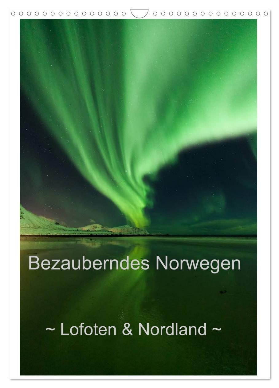 Kalendář/Diář Bezauberndes Norwegen ~ Lofoten & Nordland ~ (Wandkalender 2024 DIN A3 hoch), CALVENDO Monatskalender 