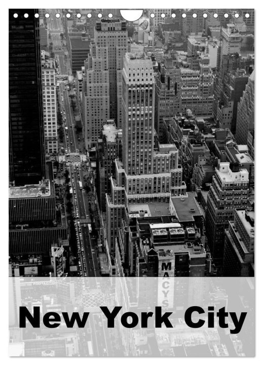 Kalendář/Diář New York City (Wandkalender 2024 DIN A4 hoch), CALVENDO Monatskalender 