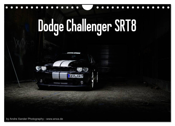 Calendar / Agendă Dodge Challenger SRT8 (Wandkalender 2024 DIN A4 quer), CALVENDO Monatskalender 