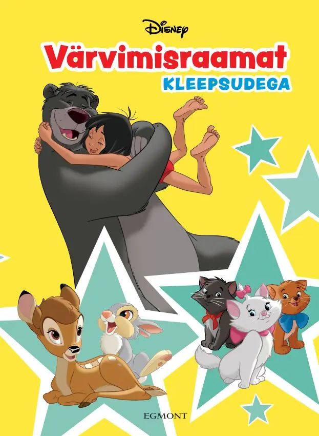 Knjiga Disney classic. värvimisraamat kleepsudega 