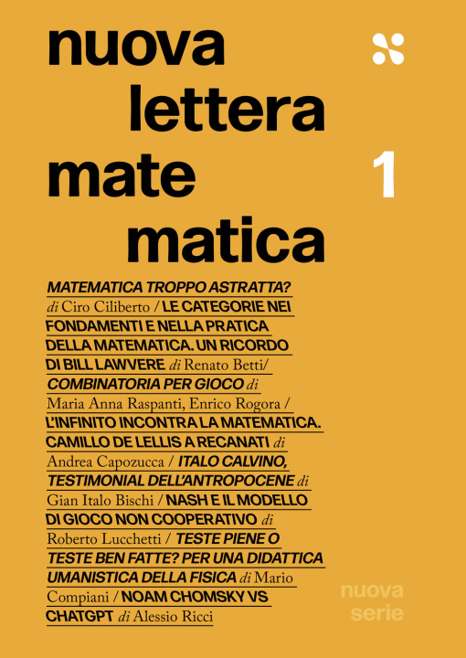 Kniha Nuova lettera matematica 