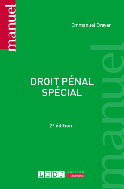 Carte Droit pénal spécial, 2ème édition Dreyer