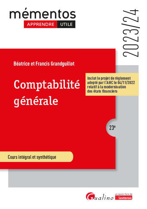 Kniha Comptabilité générale, 23ème édition Grandguillot