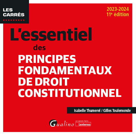 Kniha L'essentiel des principes fondamentaux de droit constitutionnel, 11ème édition Thumerel