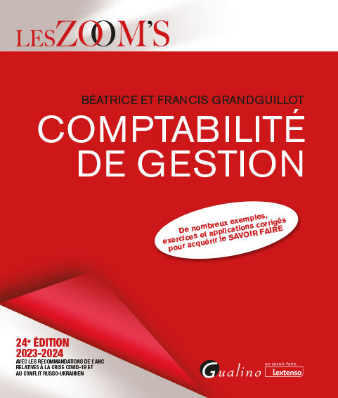Книга La comptabilité de gestion, 24ème édition Grandguillot