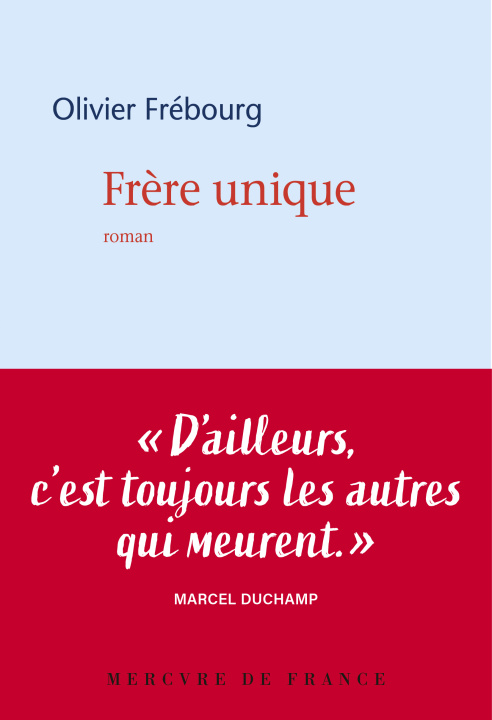 Knjiga Frère unique Frébourg