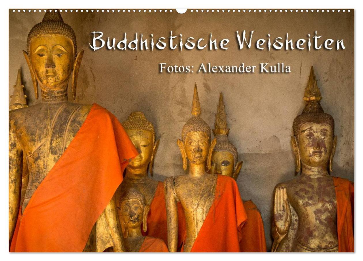 Календар/тефтер Buddhistische Weisheiten (Wandkalender 2024 DIN A2 quer), CALVENDO Monatskalender 