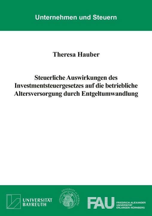 Carte Steuerliche Auswirkungen des Investmentsteuergesetzes auf die betriebliche Altersversorgung durch Entgeltumwandlung 