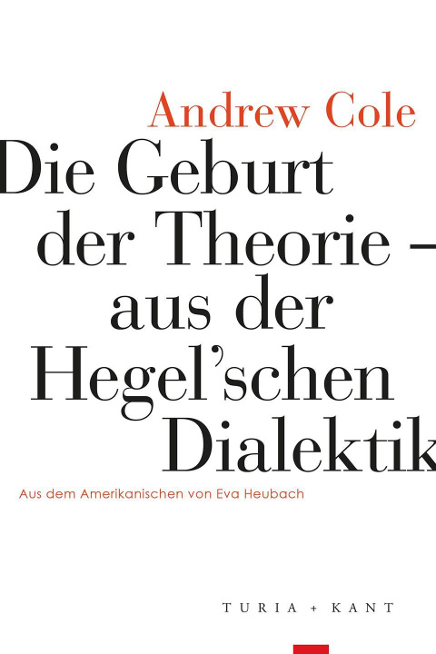 Kniha Die Geburt der Theorie aus der Hegel'schen Dialektik Eva Heubach