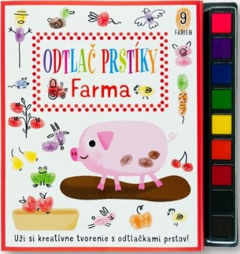 Kniha Odtlač prstíky Farma 