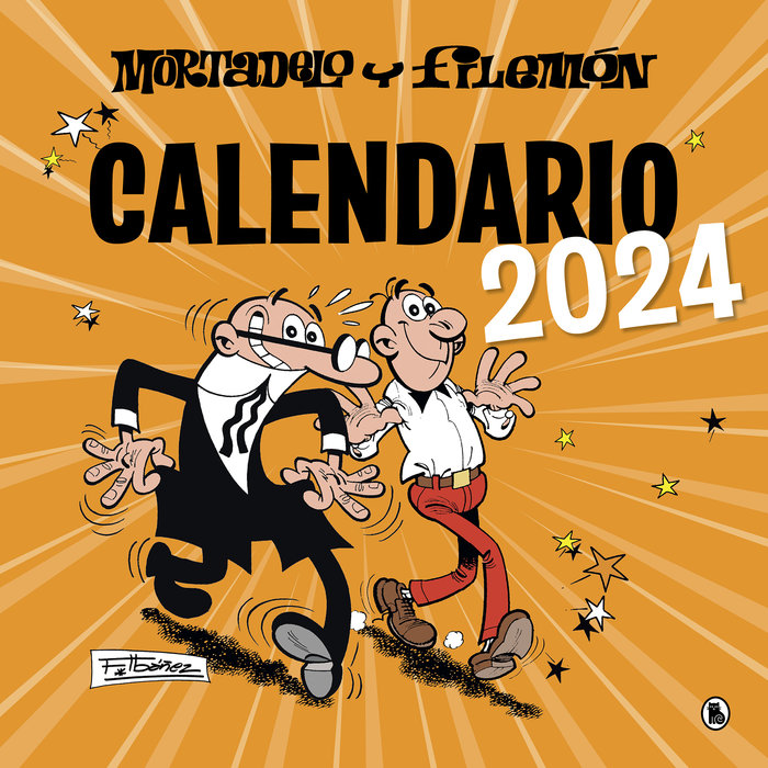 Книга CALENDARIO MORTADELO Y FILEMON 2024 FRANCISCO IBAÑEZ