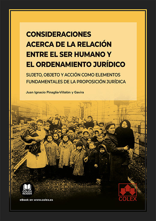 Книга CONSIDERACIONES ACERCA DE LA RELACION ENTRE EL SER HUMANO Y PINAGLIA-VILLALON Y GAVIRA