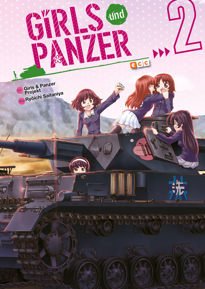 Książka Girls und Panzer num. 02 (de 4) Saitaniya