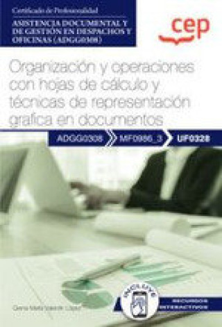 Carte MANUAL ORGANIZACION Y OPERACIONES CON HOJAS DE CALCULO Y TE 