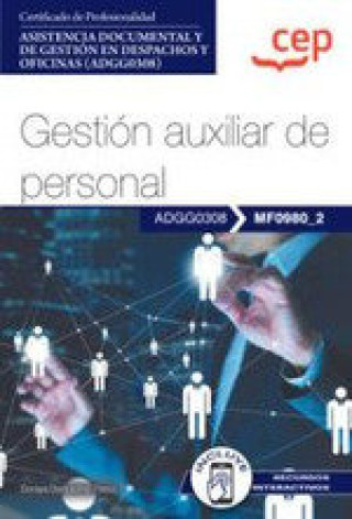 Kniha MANUAL GESTION AUXILIAR DE PERSONAL MF0980_2 CERTIFICADOS 