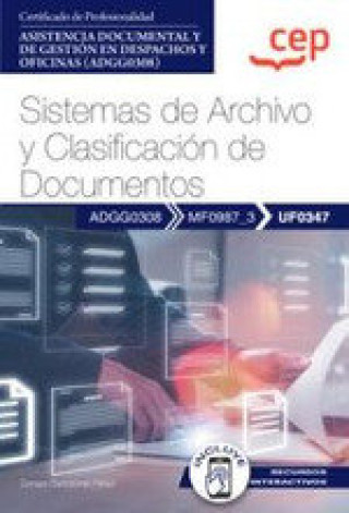 Carte MANUAL SISTEMAS DE ARCHIVO Y CLASIFICACION DE DOCUMENTOS UF 