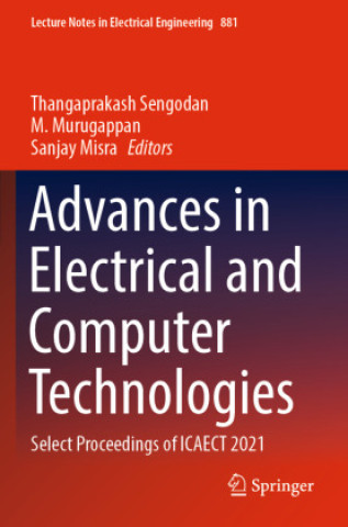 Kniha Advances in Electrical and Computer Technologies, 2 Teile Thangaprakash Sengodan