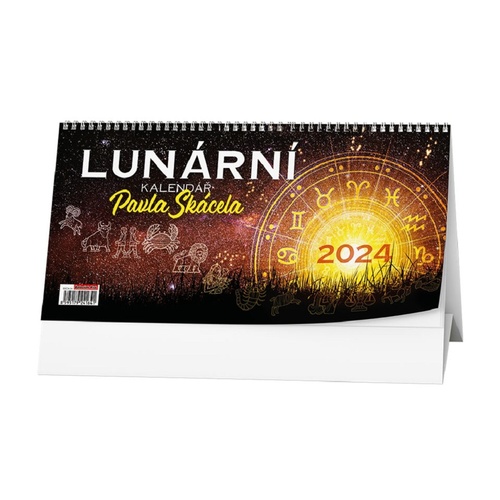 Calendar / Agendă Stolní kalendář - Lunární kalendář Pavla Skácela 2024 
