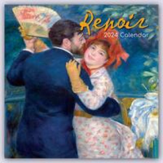 Kalendár/Diár Renoir - Pierre-Auguste Renoir - Kunstkalender 2024 16-Monatskalender 