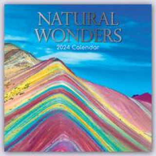 Naptár/Határidőnapló Natural Wonders - Naturwunder 2024 - 16-Monatskalender 
