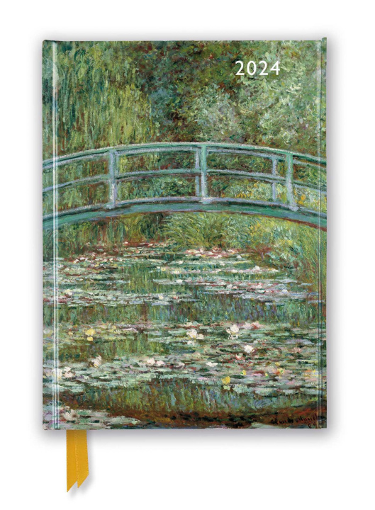 Календар/тефтер Claude Monet - Die japanische Brücke - Tischkalender 2024 
