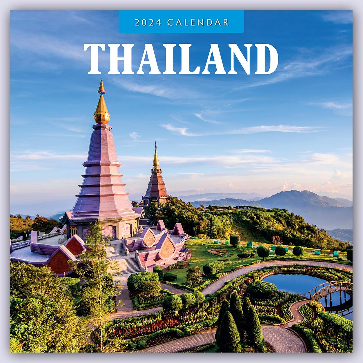 Calendar / Agendă Thailand 2024 - 16-Monatskalender 