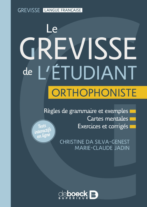 Книга Grevisse de l'étudiant orthophoniste Da Silva-Genest