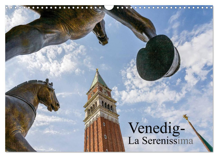 Calendar / Agendă Venedig ? La Serenissima (Wandkalender 2024 DIN A3 quer), CALVENDO Monatskalender 