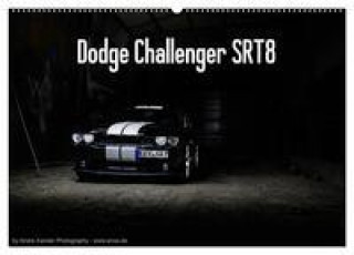 Kalender/Terminbuch Dodge Challenger SRT8 (Wandkalender 2024 DIN A2 quer), CALVENDO Monatskalender 