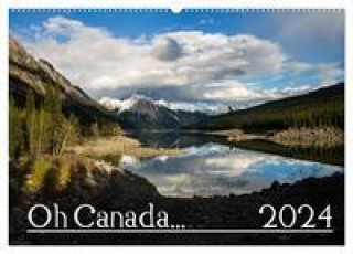 Naptár/Határidőnapló Oh Canada... 2024 (Wandkalender 2024 DIN A2 quer), CALVENDO Monatskalender 