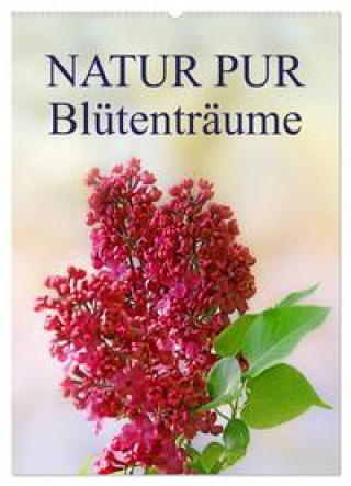 Calendar / Agendă NATUR PUR Blütenträume (Wandkalender 2024 DIN A2 hoch), CALVENDO Monatskalender 