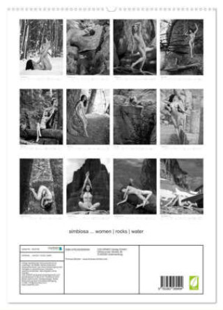 Naptár/Határidőnapló simbiosa ... Künstlerische Aktfotografie (hochwertiger Premium Wandkalender 2024 DIN A2 hoch), Kunstdruck in Hochglanz 