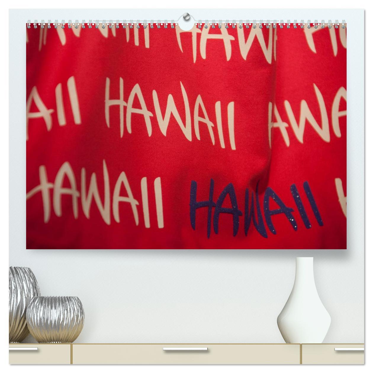 Naptár/Határidőnapló Hawaii (hochwertiger Premium Wandkalender 2024 DIN A2 quer), Kunstdruck in Hochglanz 