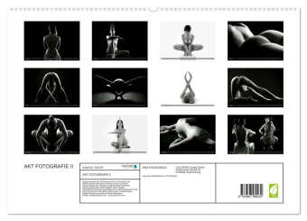Kalendář/Diář AKT FOTOGRAFIE II (hochwertiger Premium Wandkalender 2024 DIN A2 quer), Kunstdruck in Hochglanz 