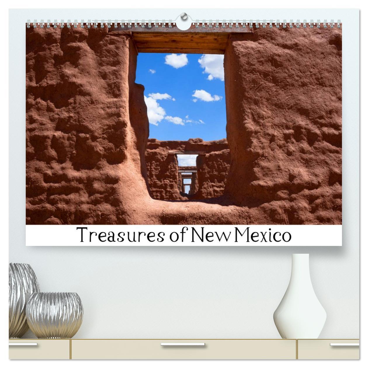 Kalendar/Rokovnik Treasures of New Mexico (hochwertiger Premium Wandkalender 2024 DIN A2 quer), Kunstdruck in Hochglanz 