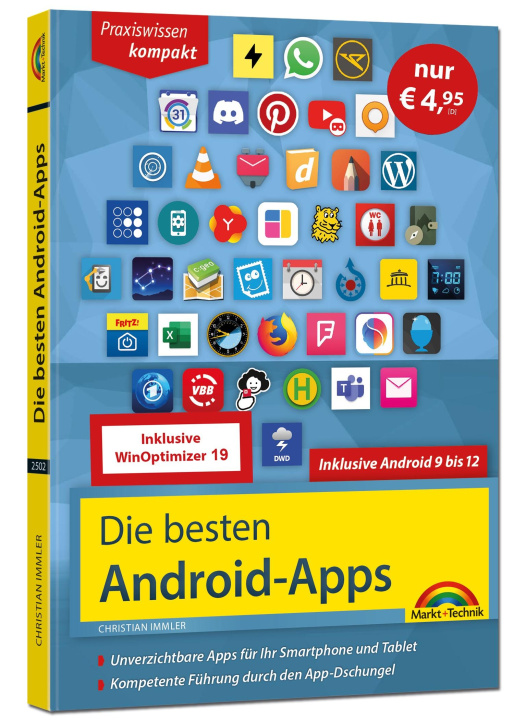 Könyv Die besten Android Apps: Für dein Smartphone und Tablet - aktuell zu Android 12, 11, 10 und 9 