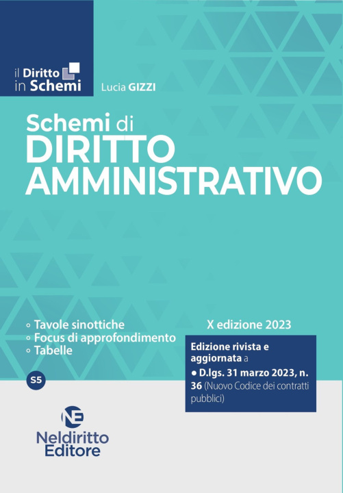 Книга Schemi di diritto amministrativo 2023 Lucia Gizzi