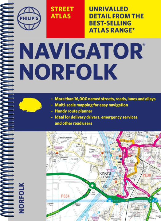 Kniha Philip's Navigator Street Atlas Norfolk Philip's Maps