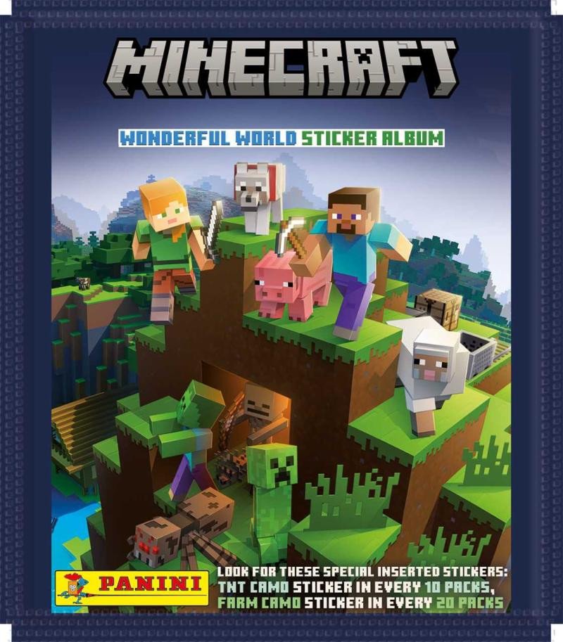 Papírenské zboží Panini Minecraft 2 - samolepky 
