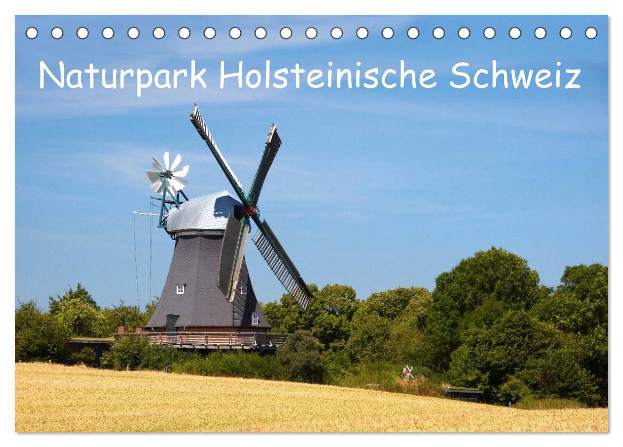 Kalendář/Diář Naturpark Holsteinische Schweiz (Tischkalender 2024 DIN A5 quer), CALVENDO Monatskalender 