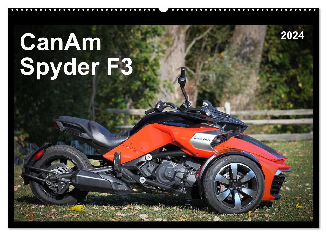 Kalendář/Diář CanAm Spyder F3 (Wandkalender 2024 DIN A2 quer), CALVENDO Monatskalender 