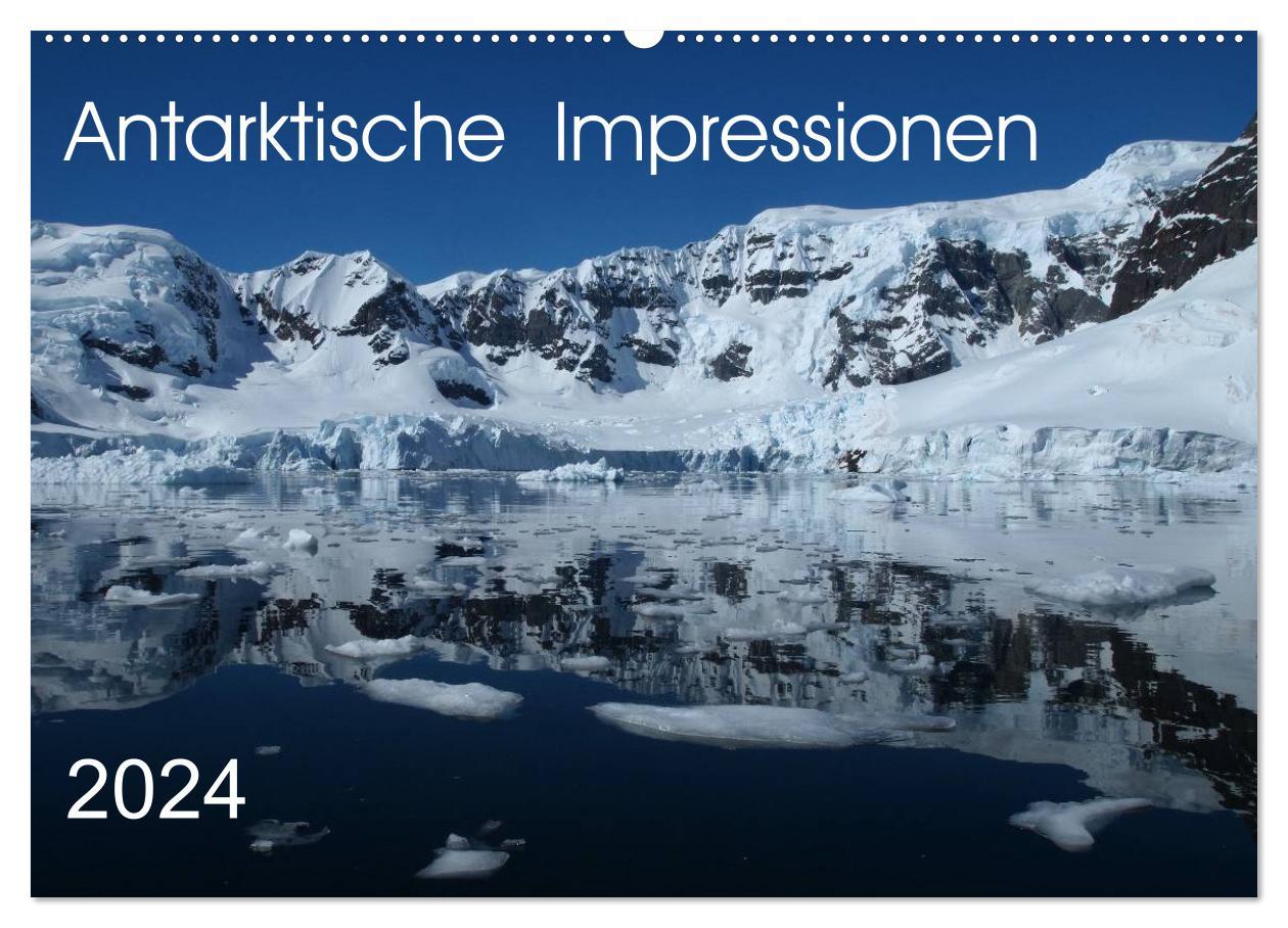 Calendar / Agendă Antarktische Impressionen (Wandkalender 2024 DIN A2 quer), CALVENDO Monatskalender 