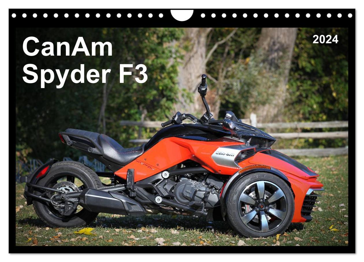 Kalendář/Diář CanAm Spyder F3 (Wandkalender 2024 DIN A4 quer), CALVENDO Monatskalender 