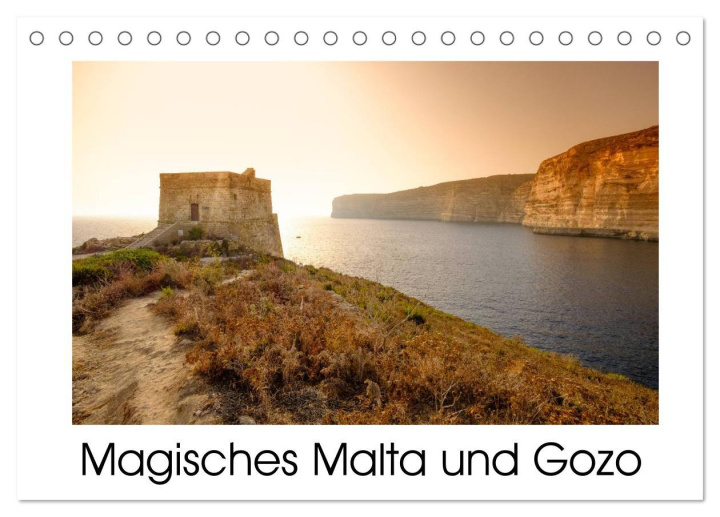 Calendar / Agendă Magisches Malta und Gozo (Tischkalender 2024 DIN A5 quer), CALVENDO Monatskalender 