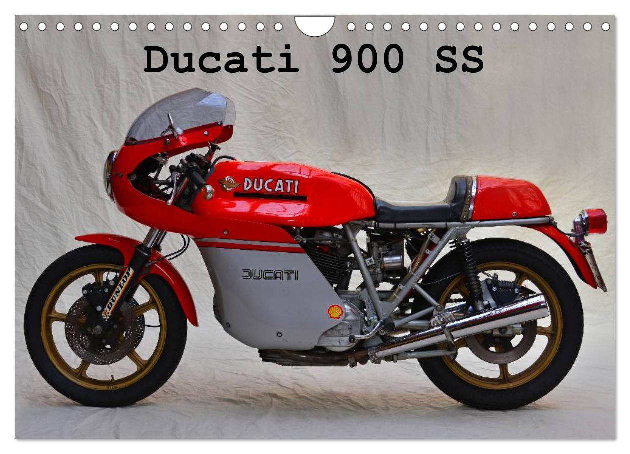 Naptár/Határidőnapló Ducati 900 SS (Wandkalender 2024 DIN A4 quer), CALVENDO Monatskalender 