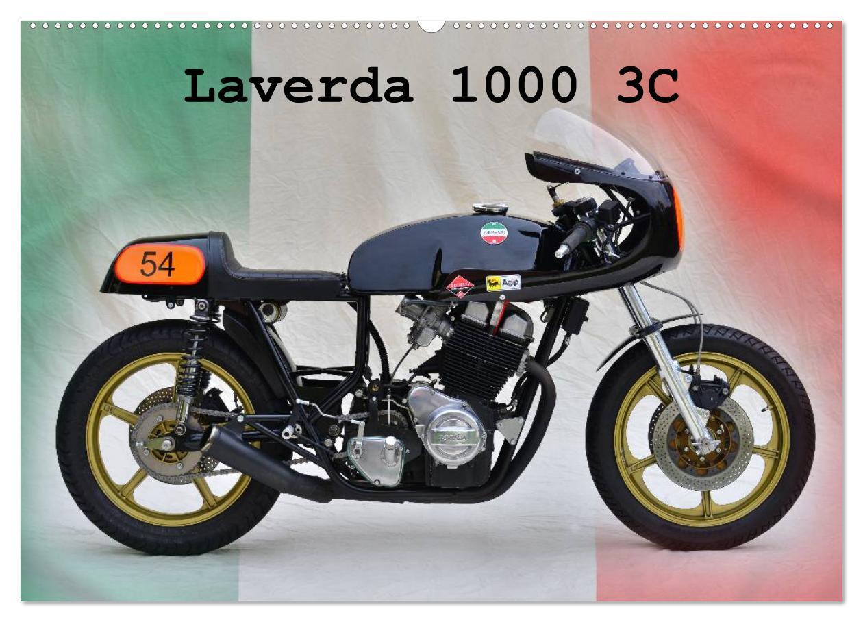 Calendar/Diary Laverda 1000 3C (Wandkalender 2024 DIN A2 quer), CALVENDO Monatskalender 