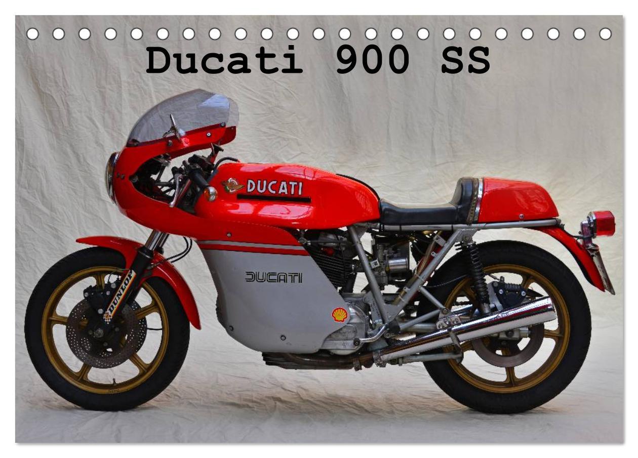 Calendar / Agendă Ducati 900 SS (Tischkalender 2024 DIN A5 quer), CALVENDO Monatskalender 